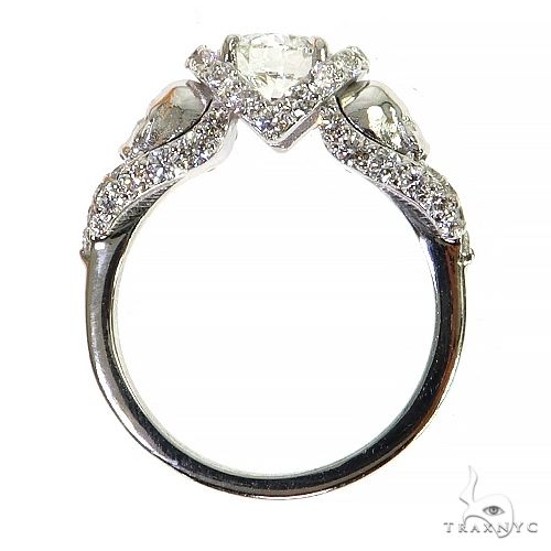 Custom Made Skull Diamond Engagement Ring 68536 - Image 5