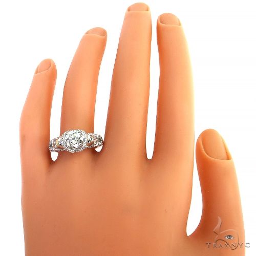 Custom Made Skull Diamond Engagement Ring 68536 - Image 6