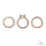 Custom Made Diamond Engagement Ring Set 67171 - Image 5