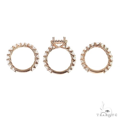 Custom Made Diamond Engagement Ring Set 67171 - Image 5