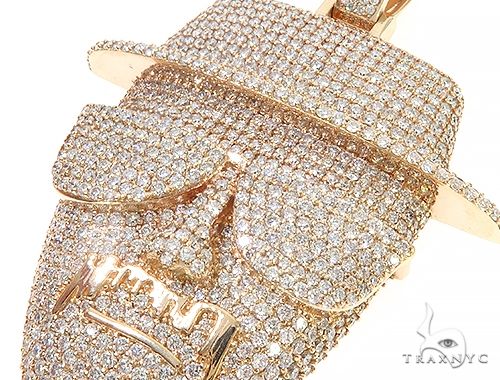 Custom Made Diamond Face Pendant 65669 - Image 4