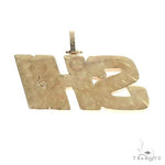 Custom Made Diamond Frame 'SHI' Name Pendant 66708 - Image 3