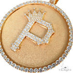 Custom Made Diamond Initial Pendant 67889 - Image 3