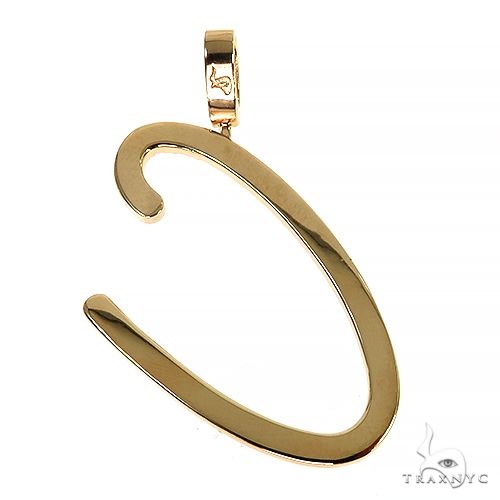 Custom Made Diamond Initial Pendant 67965 - Image 4