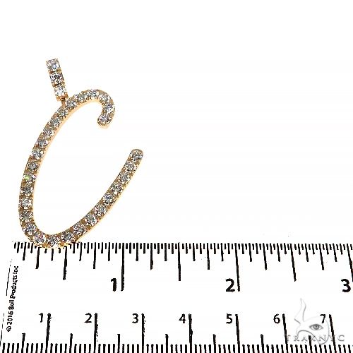 Custom Made Diamond Initial Pendant 67965 - Image 5