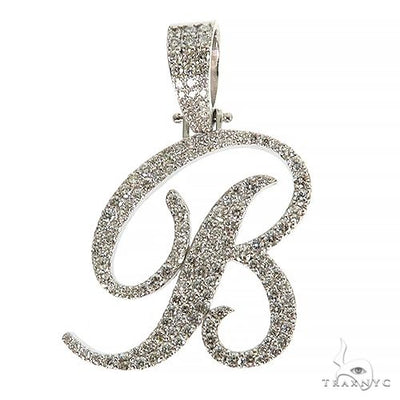 Custom Made Diamond Initial Pendant 67970 - Image 1