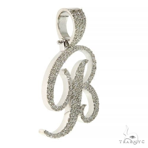 Custom Made Diamond Initial Pendant 67970 - Image 2
