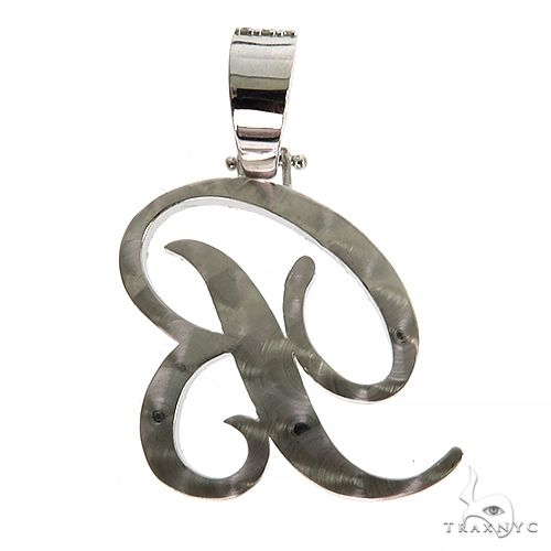 Custom Made Diamond Initial Pendant 67970 - Image 4