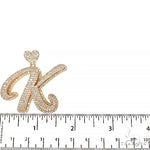 Custom Made Diamond Initial Pendant 68188 - Image 6