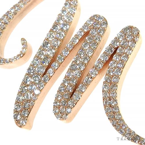 Custom Made Diamond Initial Pendant 68191 - Image 3