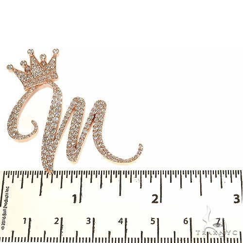 Custom Made Diamond Initial Pendant 68191 - Image 6