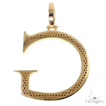 Custom Made Diamond Initial Pendant 68254 - Image 3