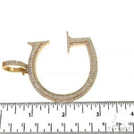 Custom Made Diamond Initial Pendant 68254 - Image 5