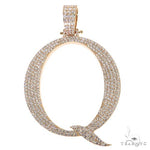 Custom Made Diamond Initial Pendant 68661 - Image 1