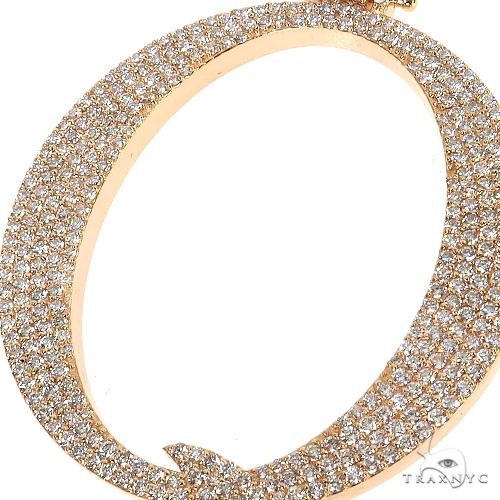 Custom Made Diamond Initial Pendant 68661 - Image 3