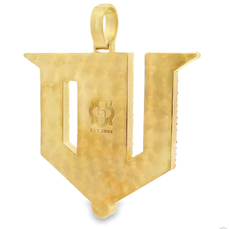 Custom Made Diamond Initial Pendant 70884 - Image 3