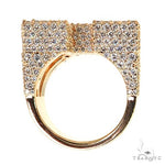 Custom Made Diamond Initial Ring 67910 - Image 6