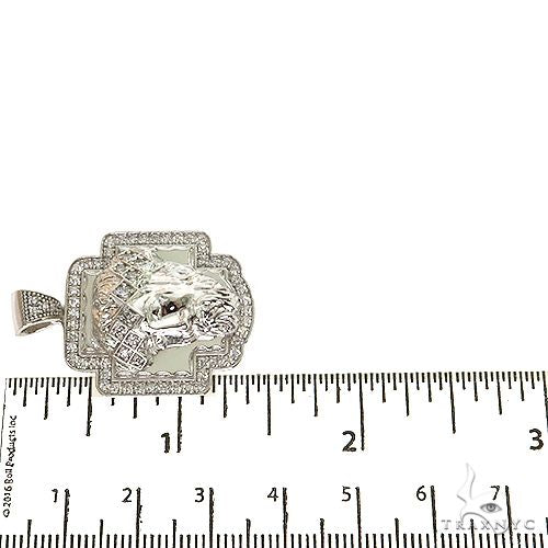 Custom Made Diamond Jesus Pendant 68815 - Image 5