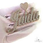 Custom Made Diamond Name Pendant 68821 - Image 7