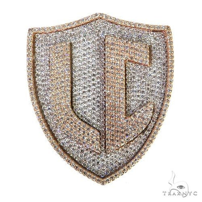 Custom Made Diamond 'LC' Pendant 67882 - Image 1