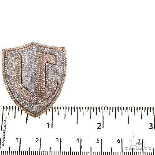 Custom Made Diamond 'LC' Pendant 67882 - Image 4