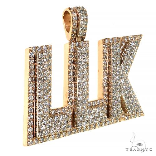 Custom Made Diamond LLK Pendant 67964 - Image 2