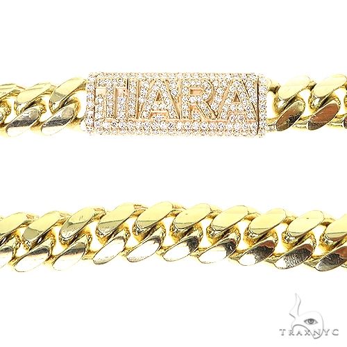 Custom Made Diamond Lock Miami Cuban Link Chain 67242 - Image 3