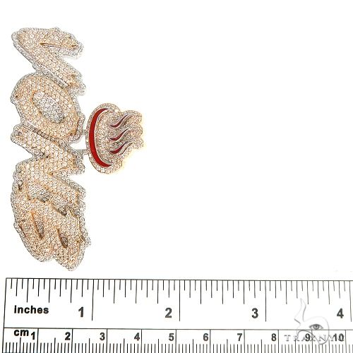 Custom Made Diamond Logo Pendant 66776 - Image 5