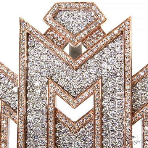 Custom Made Diamond Logo Pendant 68366 - Image 3