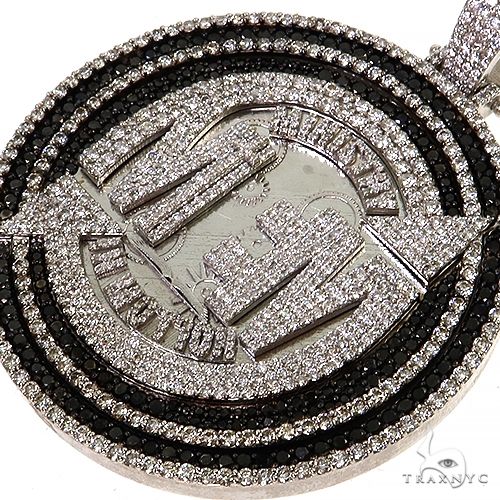 Custom Made Diamond Logo Pendant 68384 - Image 3