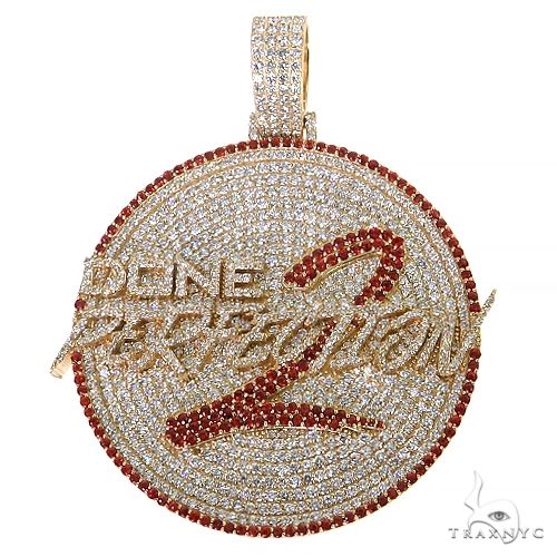 Custom Made Diamond Logo Pendant 68665 - Image 1