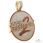 Custom Made Diamond Logo Pendant 68665 - Image 2