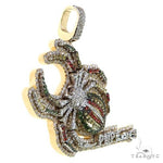 Custom Made Diamond Logo Pendant 68785 - Image 2