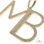 Custom Made Diamond \\'MB\\' Pendant 68020 - Image 3