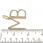 Custom Made Diamond \\'MB\\' Pendant 68020 - Image 6