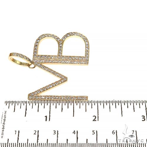 Custom Made Diamond \\'MB\\' Pendant 68020 - Image 6