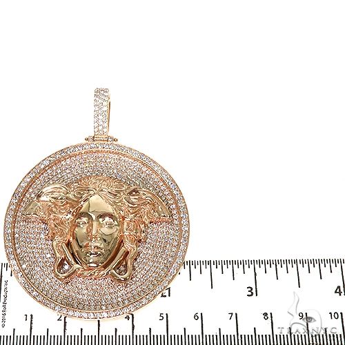 Custom Made Diamond Medusa Pendant 67386 - Image 5