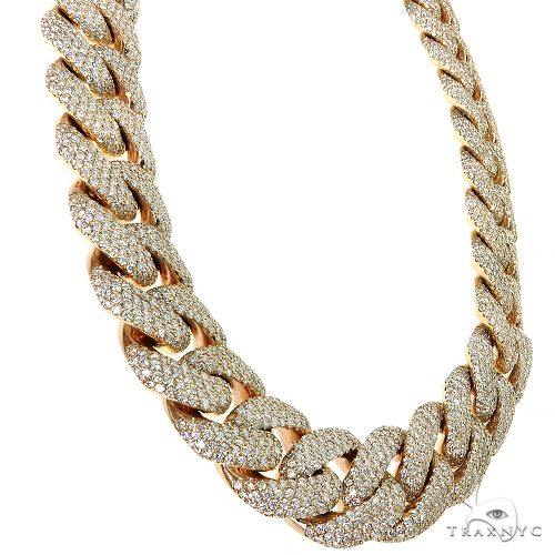 Custom Made Diamond Miami Cuban Chain 30 Inches   68712 - Image 2
