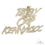 Custom Made Diamond Name Pendant 67075 - Image 1