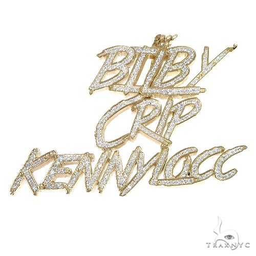 Custom Made Diamond Name Pendant 67075 - Image 1