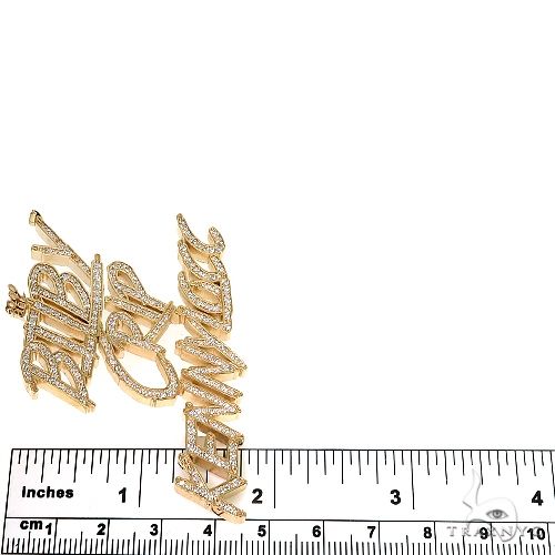 Custom Made Diamond Name Pendant 67075 - Image 6