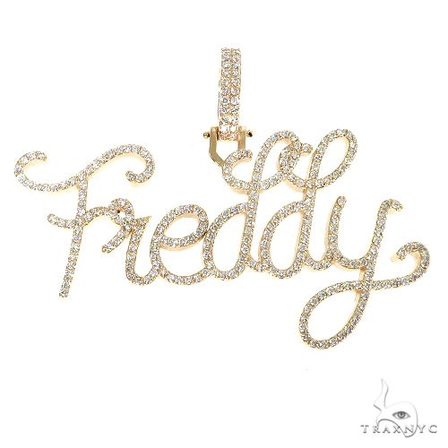 Custom Made Diamond Name Pendant 67076 - Image 1