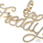 Custom Made Diamond Name Pendant 67076 - Image 3