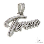 Custom Made Diamond Name Pendant 67078 - Image 2