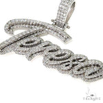 Custom Made Diamond Name Pendant 67078 - Image 3