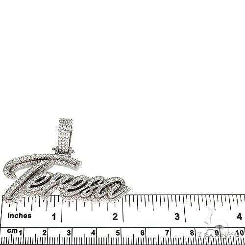 Custom Made Diamond Name Pendant 67078 - Image 5