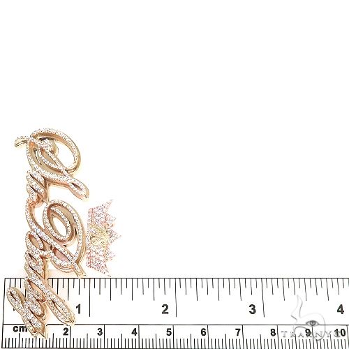 Custom Made Diamond Name Pendant 67094 - Image 6