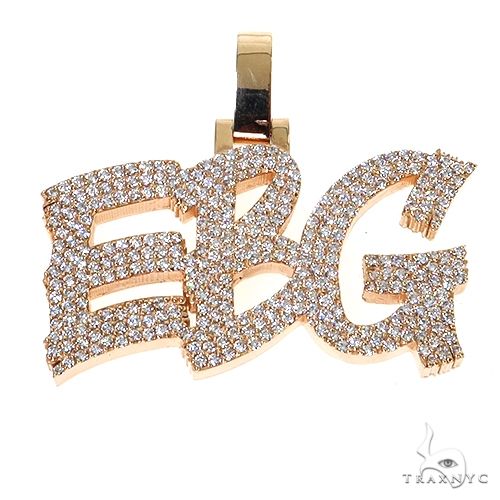 Custom Made Diamond Name Pendant 67391 - Image 1