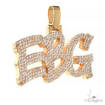 Custom Made Diamond Name Pendant 67391 - Image 2