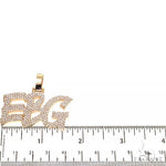 Custom Made Diamond Name Pendant 67391 - Image 5